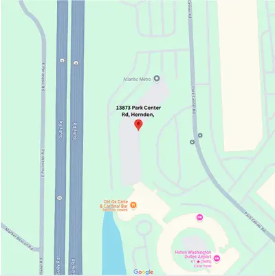 Image de localisation sur la carte