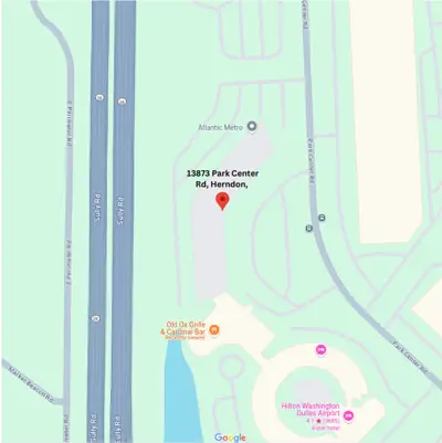 Image de localisation sur la carte